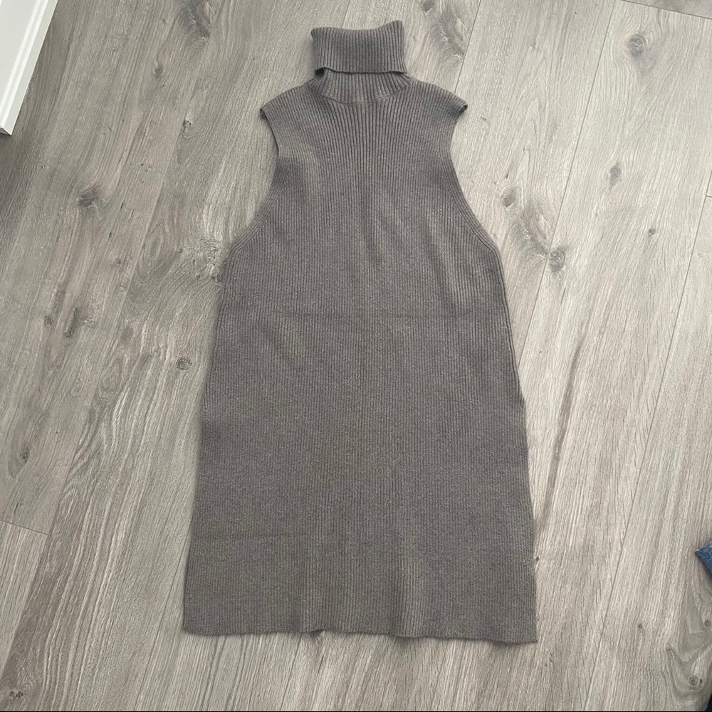 Zara Sleeveless Turtleneck Sweater